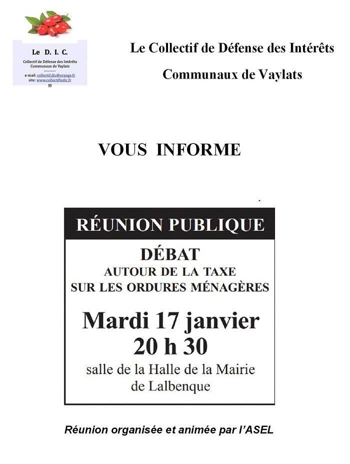 Reunion taxes ordures menageres 2